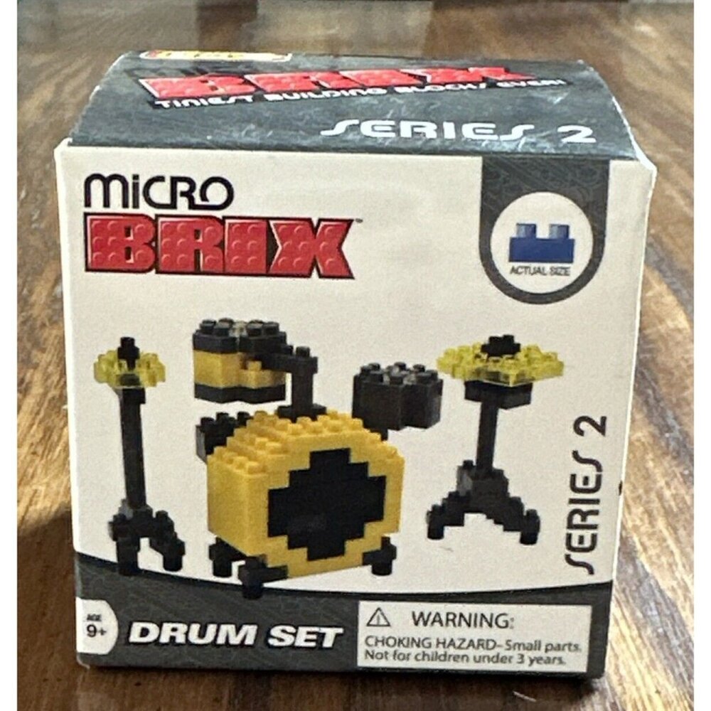 Loz Micro Brix Drum Set Series 2 Tinest‎ Building Blocks Ever  9+